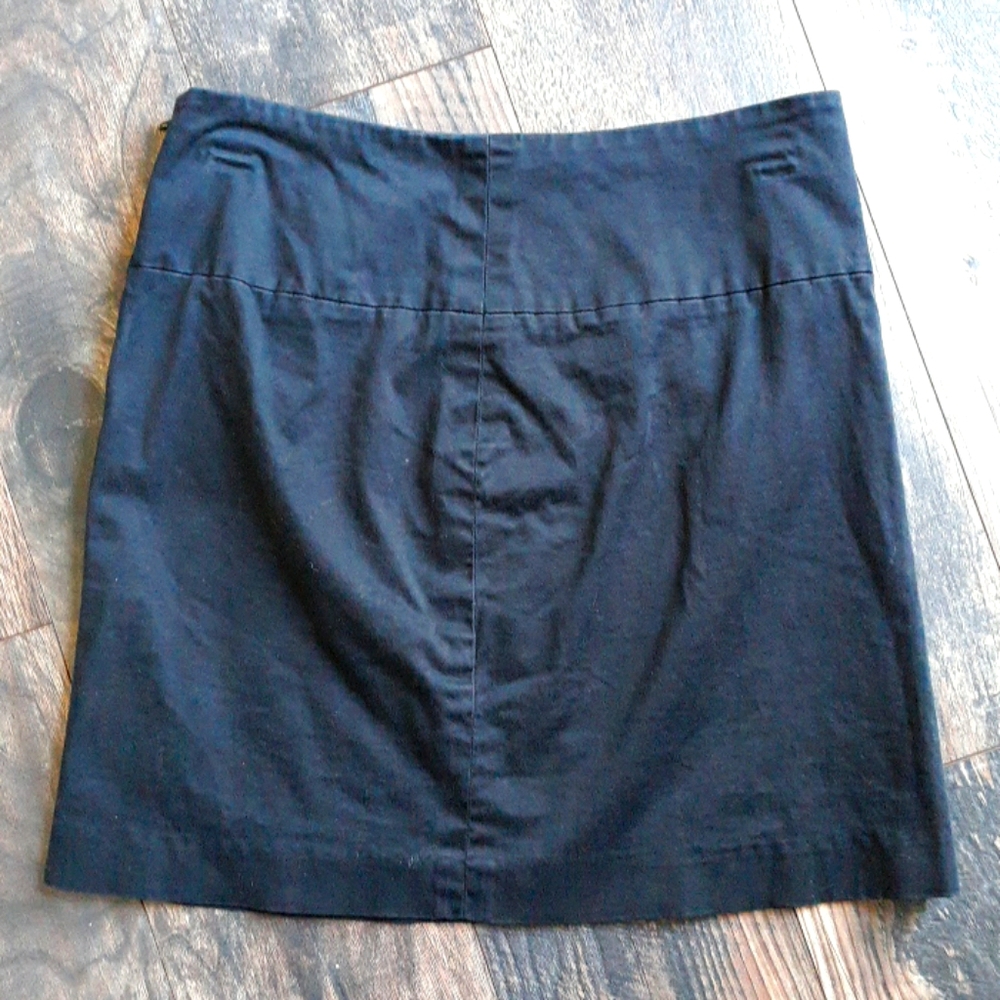 Banana republic black mini skirt